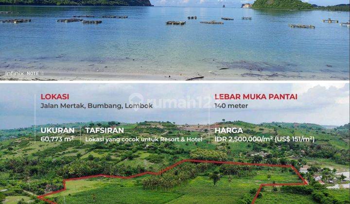 Tanah Mertak Bumbang Cocok utk Resorr & Hotel.Lombok Tengah  2