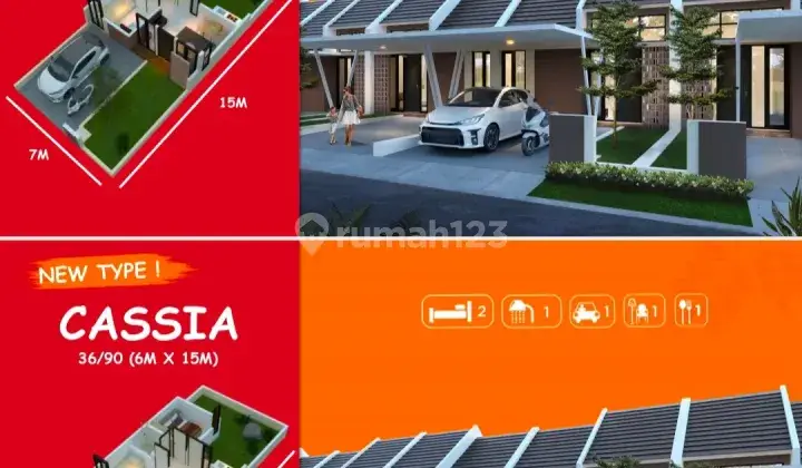 Rumah Murah Pusat Kota Strategis 9