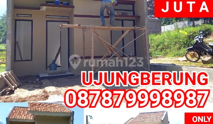 205Jt READY STOCK HADAP JALAN RAYA DESA - bisa utk warung/usaha Rumah di Ujungberung bandung Baru SHM 6