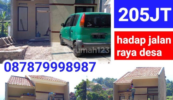 205JT UJUNGBERUNG READY STOCK - HADAP JALAN RAYA DESA Rumah di Ujungberung Bandung SHM Baru 1