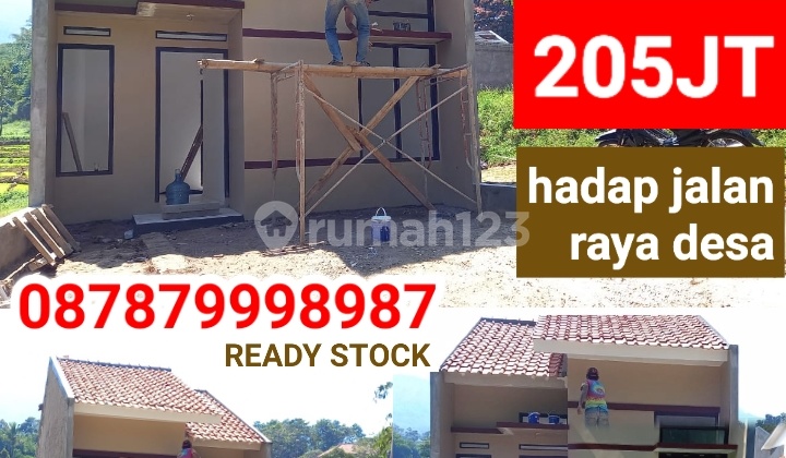 205JT UJUNGBERUNG READY STOCK - HADAP JALAN RAYA DESA Rumah di Ujungberung Bandung SHM Baru 3