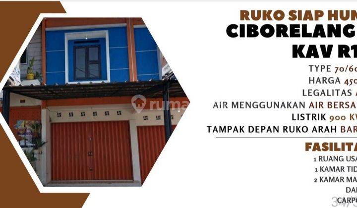 Ruko Jalur Ramai Perumahan Bdg Timur Ruko 2