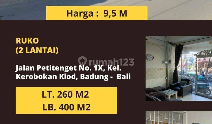 Tanah Premium Hook Jl Utama Pantai Batu Belig Seminyak Bonus Bangunan 2