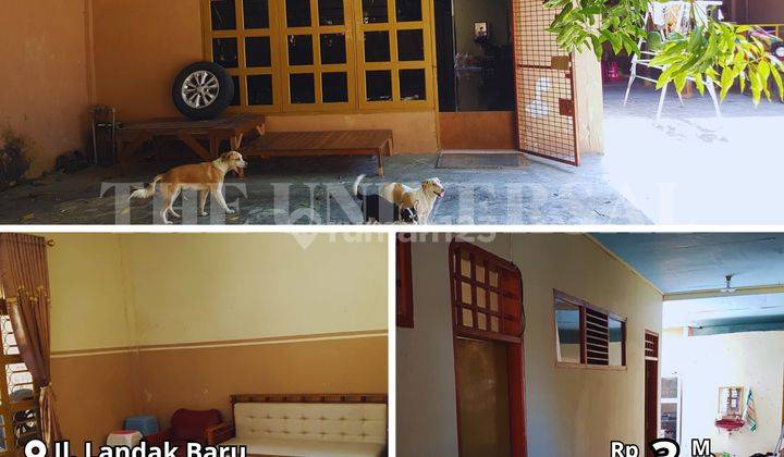 Dijual Rumah 1LT Jalan Landak Baru Samping Kanal Siap Huni MK  1