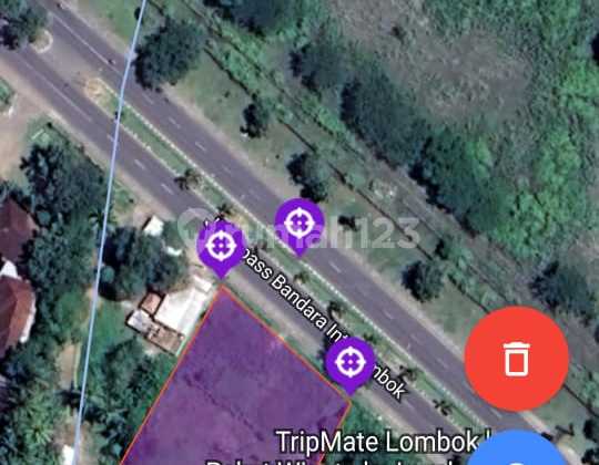 TANAH DIJUAL di LOMBOK di Jalan Bypass Bandara Internasional
