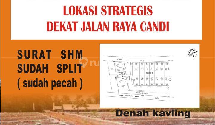 Tanah Kavling SHM dekat jalan raya Candi-Sidoarjo 2