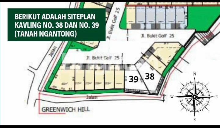 TANAH KAVLING CANDI GOLF CLUSTER GREENWICH 2