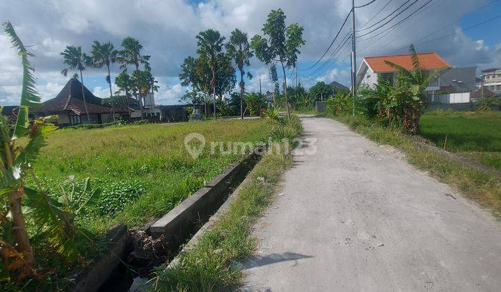 BEAUTIFUL RICEFIELD VIEW PLOT LAND IN THE DIRECTION OF BERAWA BEACH 2