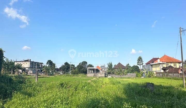 SMALL SIZE RICE VIEW LAND IN UBUD VILLA ENVIRONMENT 1