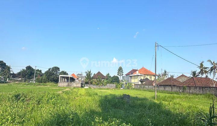 SMALL SIZE RICE VIEW LAND IN UBUD VILLA ENVIRONMENT 2