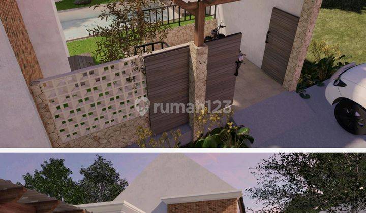 Tanah View Sawah Hutan Cocok Villa Rental Harga Murah  1