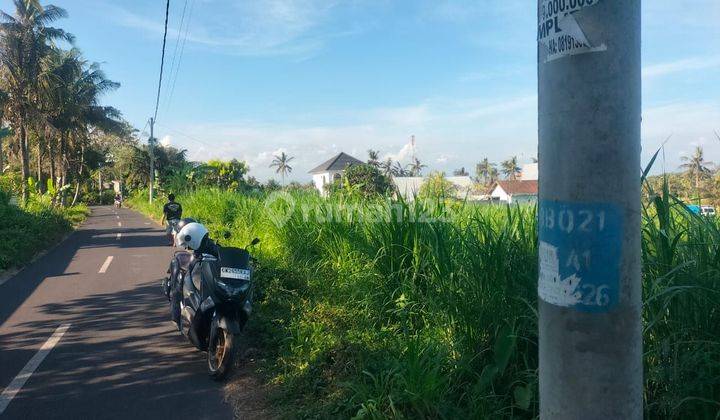 TANAH PINGGIR JALAN COCOK VILLA ATAU INVESTASI 1