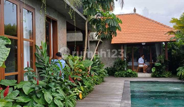 Vila Mewah 7 Kamar Fullfurnitur View Sawah Cantik Ubud 