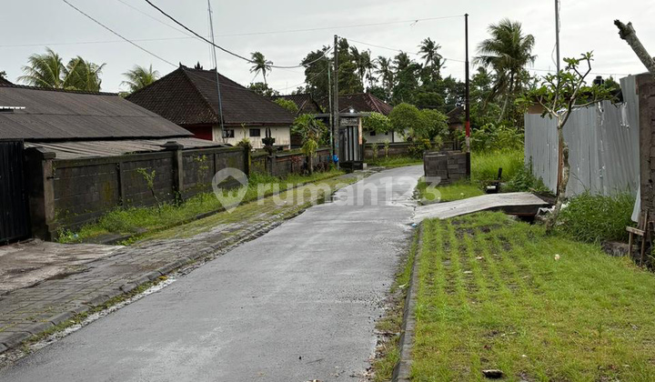 For Sale: Land in Singapadu, Strategically Located on the Route to Ubud
