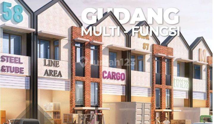 Jual Harga Modal Sebelum Serah Terima. Gudang Multi Fungsi
Kantor + Rumah
Gudang Gandeng 2
Bizpark PIK2
 2