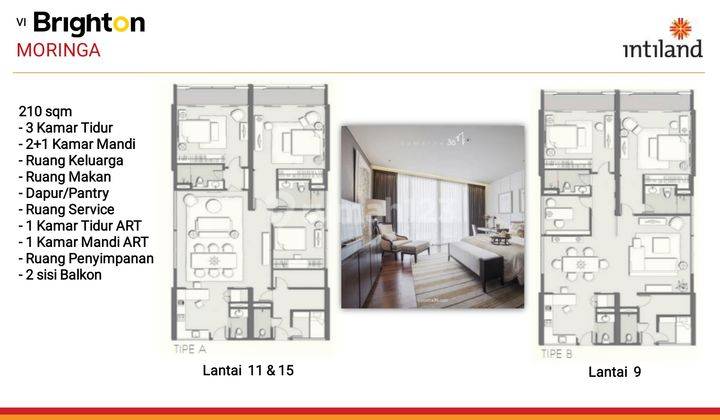 Apartemen Baru Sumatra 36 3+1 Kamar Tidur Unfurnished 1