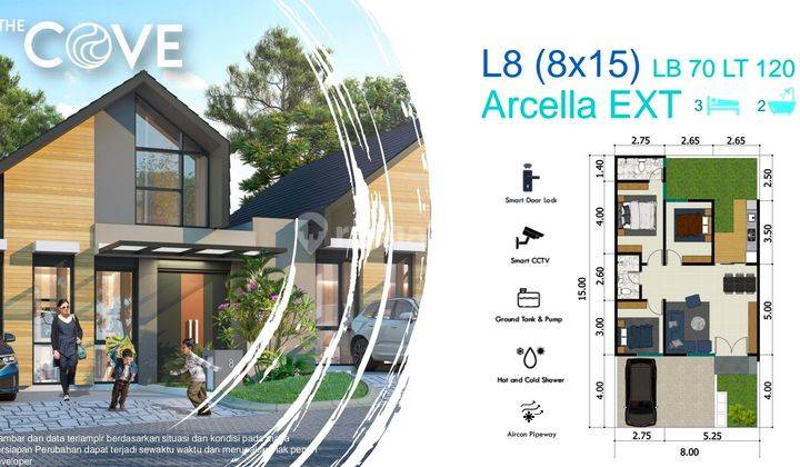 Citra Garden City Malang Cluster The Cove Type Arcella  2