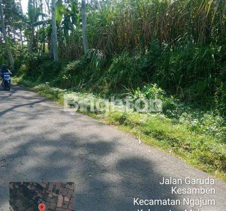 TANAH 4.302 M2 DI JALAN GARUDA, KESAMBEN, KEC NGAJUM, KAB MALANG
 1