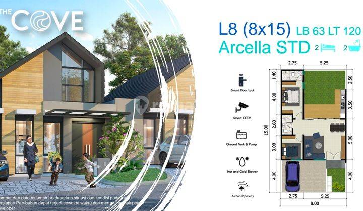 Citra Garden City Malang Cluster The Cove Type Arcella  1