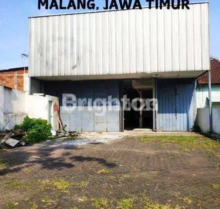 Jual / sewa Gedung serba guna bisa untuk gudang, showroom, kantor, lokasi sangat strategis, di NOL jalan raya Balearjosari, Malang, 1