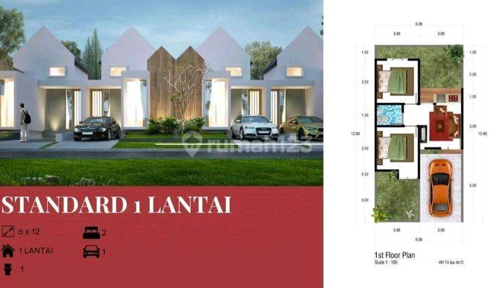 Villa Bukit Tidar Cluster Azalea Type Standard 1 Lantai 1