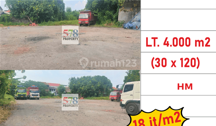 Tanah Strategis Pinggir Jalan Raya Semarang Timur 1