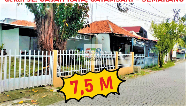 RUMAH ORIENTASI TANAH dekat JL. GAJAH RAYA, GAYAMSARI, SEMARANG 2