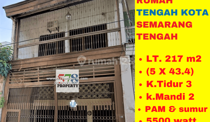 Rumah + Tempat Usaha Di Tengah Kota Semarang Tengah 1