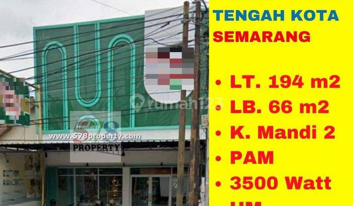 Rumah Tengah Kota Pinggir Jalan Raya, Semarang Tengah 1