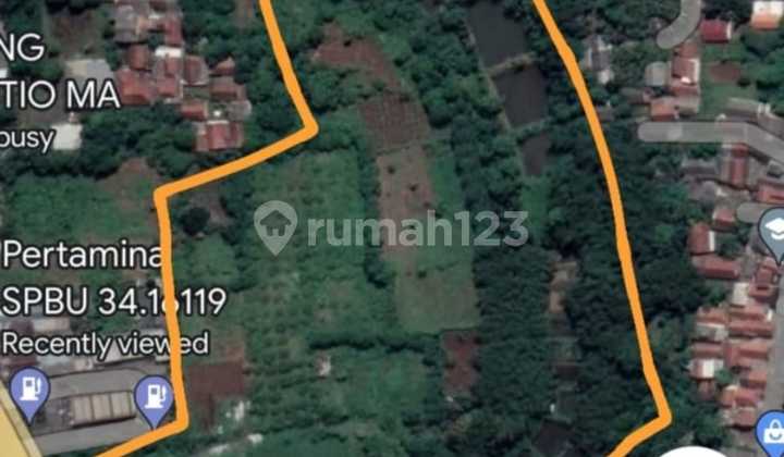 Land for Sale Quickly Right on the Main Roadside of West Bogor (Provincial Road, Directly Under the Jorr Flyover)