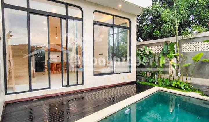 2 bedr villa in Berawa with rice field view