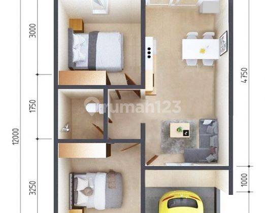 10 Jt Punya Rumah Gratis Semua Biaya Full Bata Merah di Jatiasih 18