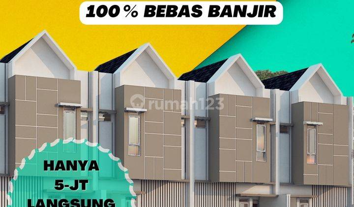 W O W Cuma 5jt Punya Rumah Cicilan 4 Jtan Di Jatiasih Tdk Banjir 1