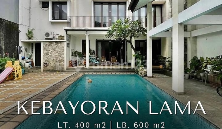 Dijual Rumah 2 Lantai Siap Huni, Pool. Dkt Permata Hijau. Jalan Lebar