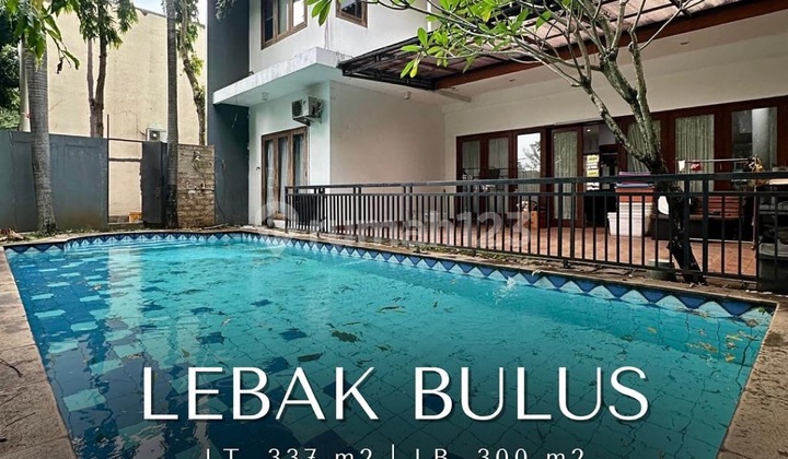 Townhouse Private Pool, Dekat Simatupang. Akses Jalan Lebar
