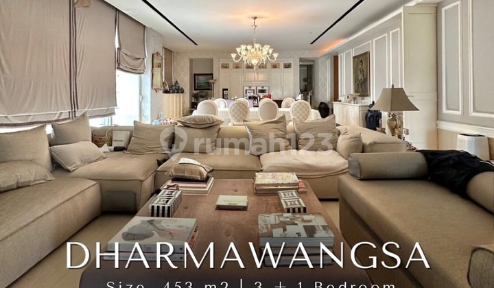 For Sale Darmawangsa Apartment With 2 Balconies, Private Elevator. Premium Area.