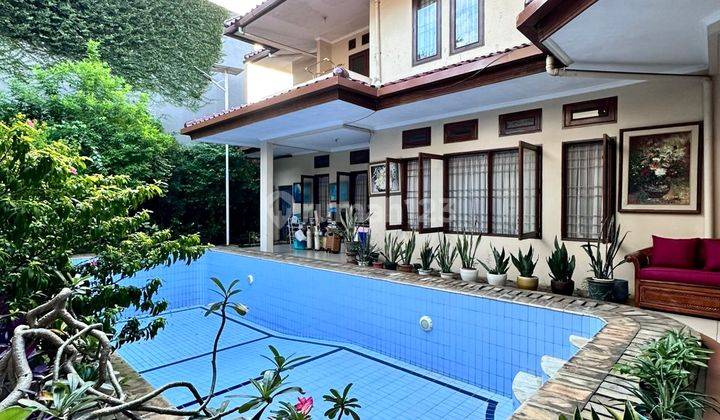 Rumah Lama Terawat, Private Pool. Area Tenang, Jalan Lebar 1