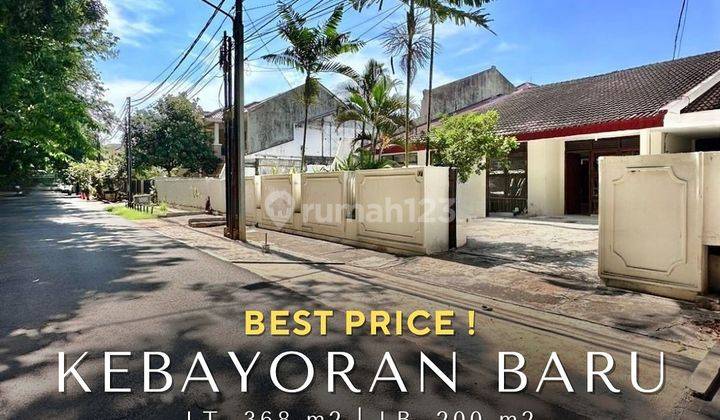 Best Price Rumah Lama Depan Taman, PrimeArea Jalan Lebar 1