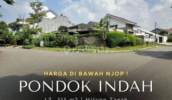 Rumah Lama Hitung Tanah, Posisi Hoek. Lokasi Premium. Jalan Lebar