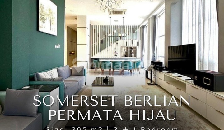 For Sale Mezzanine Unit Somerset Berlian, Fully Furnished. Ready to Occupy.