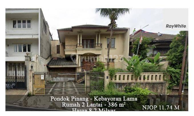 FOR SALE Murah Rumah Komersial K2 dua Lantai Dibawah NJOP Deplu Raya Pondok Pinang Kebayoran Lama #Ern 1