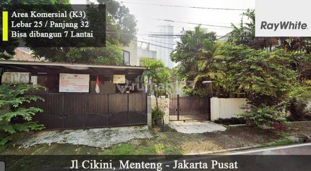 Rumah hitung tanah Area Komersial Cikini, Menteng - Jakarta Pusat 1