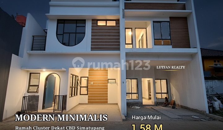 Rumah Jati Padang Modern Minimalis Dekat Stasiun Pasar Minggu