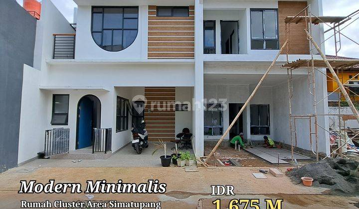RUMAH JATI PADANG MODERN MINIMALIS DEKAT STASIUN PASAR MINGGU 1