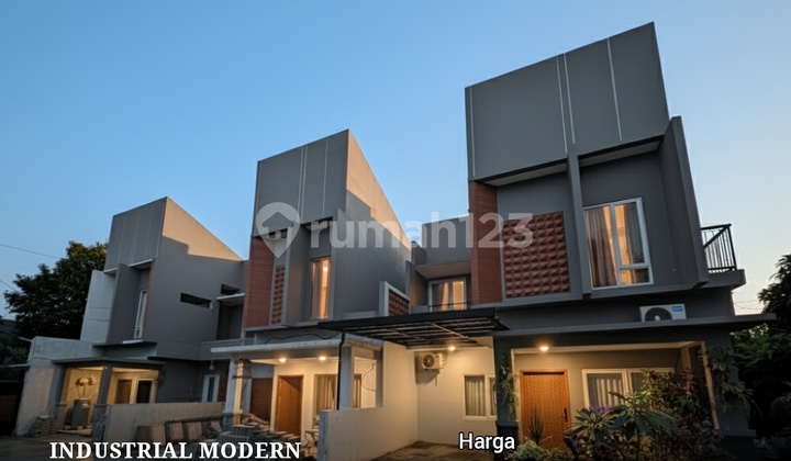 Rumah Modern Induatrial Limo Depok Dekat Tol Kukusan