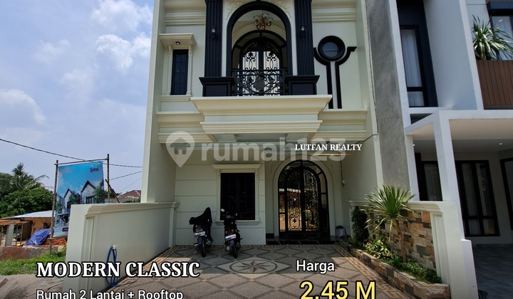 Rumah Modern Classic 2lantai + Rooftop