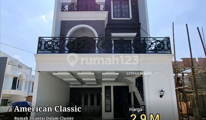 Rumah American Classic Dalam Cluster Dekat Stasiun Lenteng Agung