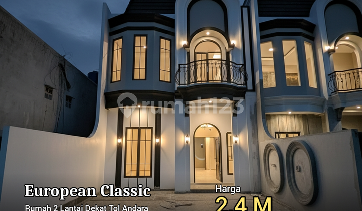 Rumah Jagakarsa European Classic Non Cluster Dekat Tol Andara dan Kavling Polri Cilandak Kko