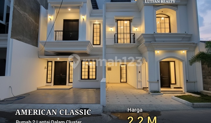 Rumah Cluster Jagakarsa American Classic 2 Lantai
