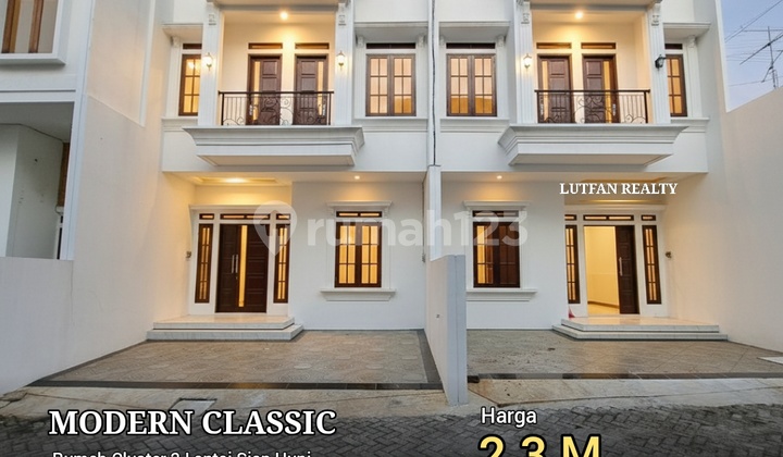 Rumah Cilandak Modern Minimalis Dalam Cluster